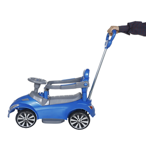 ماشین کودک بی بی ماک طرح آلفا رومئو آبی-طوسی مدل ZV-10 -اسباب بازی